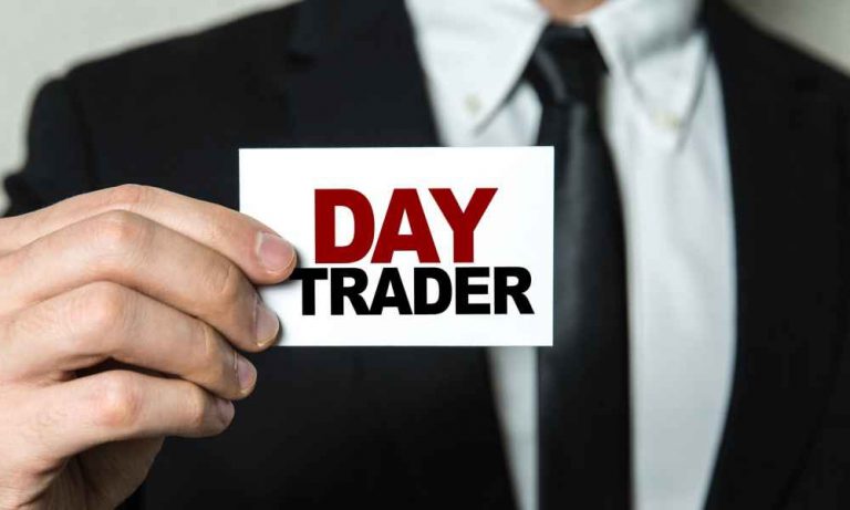 Day Trader image with suit