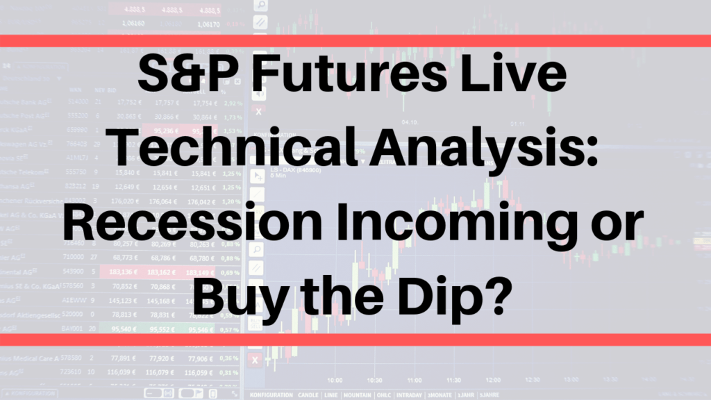 S&P Futures Live Technical Analysis_ Recession Incoming or Buy the Dip_