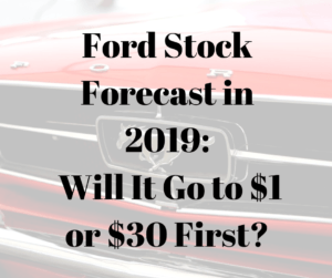 Ford stock forecast 2019