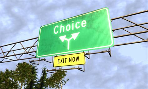 Choices sign